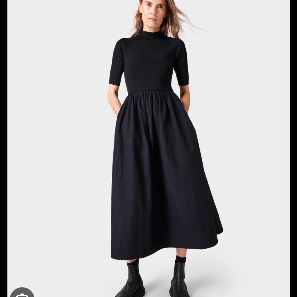 Sweaty Betty Black Midi Dress